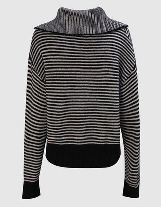 Gestreifter Kaschmir-Pullover Ranelle