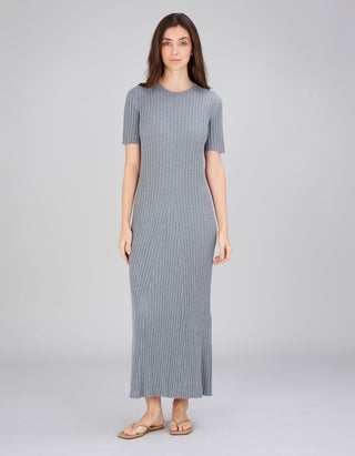 Rippstrick-Kleid Isabela mit Kaschmir-Anteil