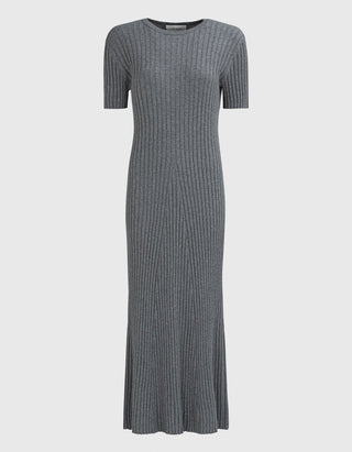 Rippstrick-Kleid Isabela mit Kaschmir-Anteil