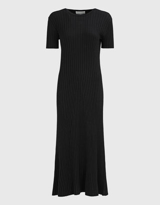 Rippstrick-Kleid Isabela mit Kaschmir-Anteil