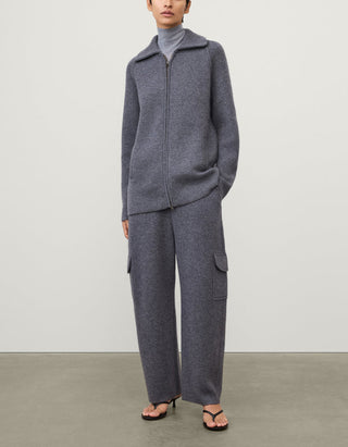 Kaschmir-Cardigan Gardenia Zip