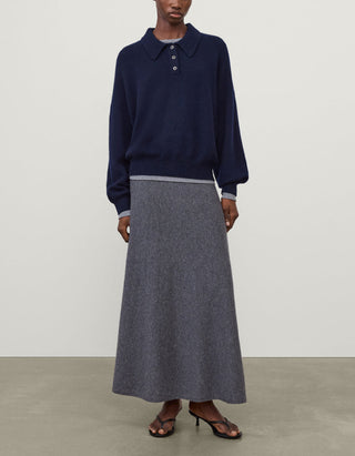 Kaschmir Pullover Etta mit Polokragen