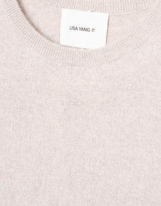 Fuzzy Kaschmir-Kurzarm-Pullover Maren