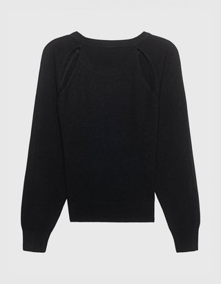Kaschmir-Pullover Cambrie mit Cut-Outs