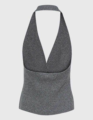 Kaschmir-Neckholder-Top Immy