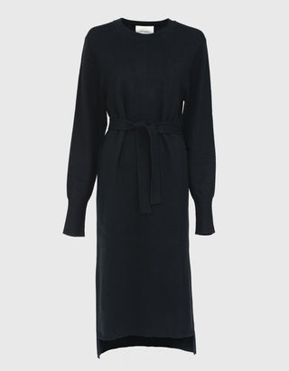 Kaschmir-Kleid Verna mit Bindegürtel