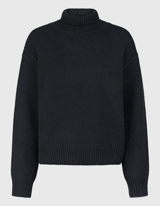 Kaschmir-Rollkragenpullover Tiona mit Cut-Out