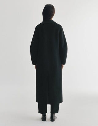 Doppelreihiger Oversize Woll-Kaschmir-Mantel