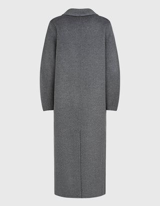 Doppelreihiger Oversize Woll-Kaschmir-Mantel