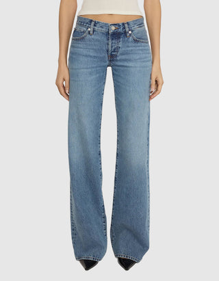 Low Rise Wide-Leg Jeans The Gray