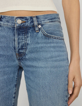 Low Rise Wide-Leg Jeans The Gray
