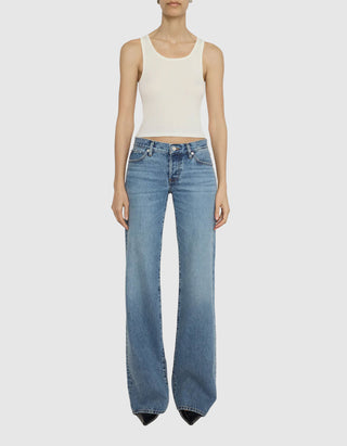 Low Rise Wide-Leg Jeans The Gray