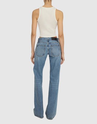 Low Rise Wide-Leg Jeans The Gray