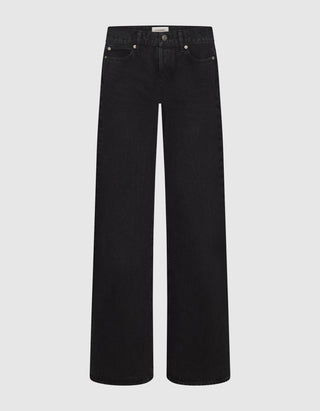 Low Rise Wide-Leg Jeans The Gray