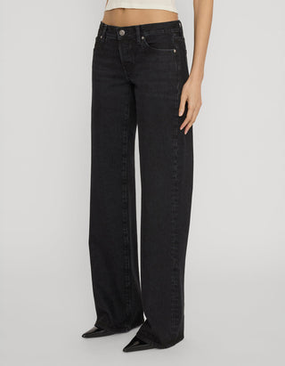 Low Rise Wide-Leg Jeans The Gray