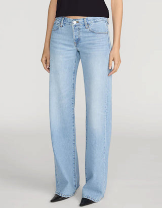Low Rise Wide-Leg Jeans The Gray
