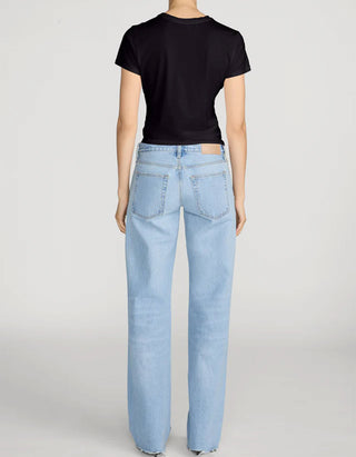 Low Rise Wide-Leg Jeans The Gray