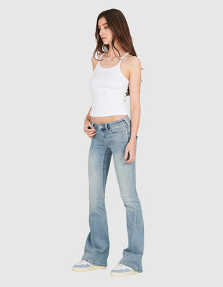 Low-Rise Flare-Leg Jeans Joey