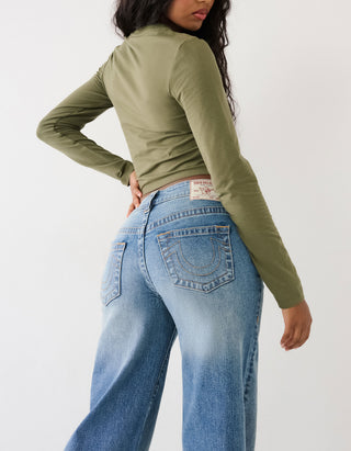 Washed-Out Baggy-Jeans Bobbi