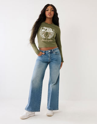 Washed-Out Baggy-Jeans Bobbi
