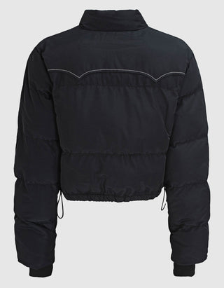 Cropped Puffer-Jacke