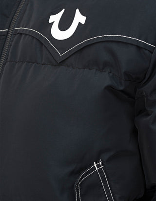 Cropped Puffer-Jacke