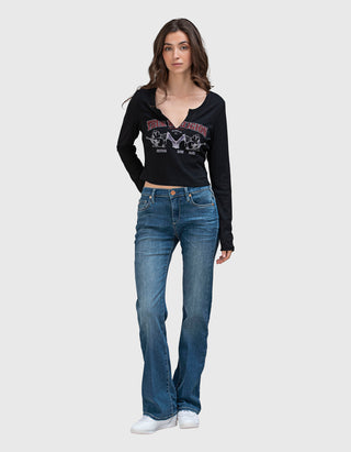 Flare-Leg Jeans Becca Bootcut