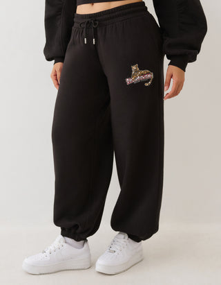 Jogginghose mit Strassstein-Verzierung