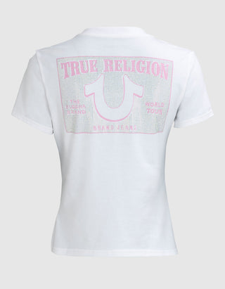 T-Shirt Crystal mit Strasssteinen