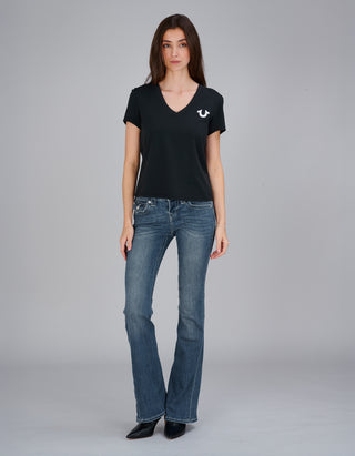 T-Shirt Crystal mit Strasssteinen