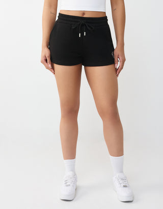 Joggingshorts Embroidered Lounge mit Strassverzierung