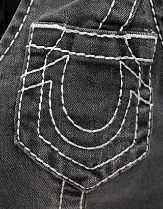 Jeans-Weste Zip Front mit Ziernähten