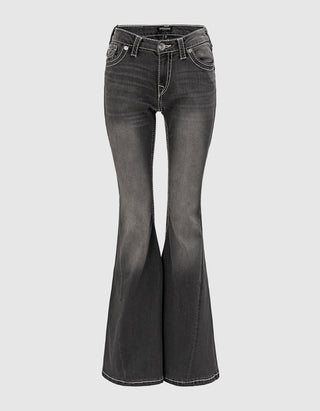 Flared-Leg Jeans Twisted mit Ziernähten