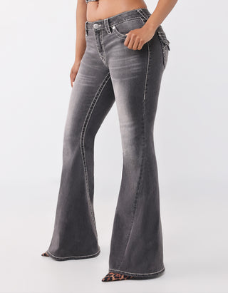 Flared-Leg Jeans Twisted mit Ziernähten