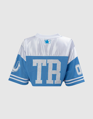 Cropped-Shirt Crystal Jersey