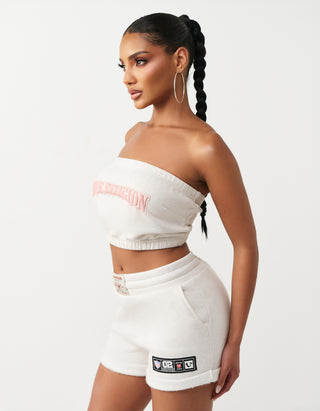 Bandeau-Top mit Label-Wording