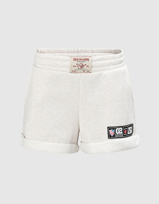Sweatshorts mit Label-Patches