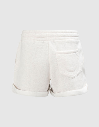 Sweatshorts mit Label-Patches