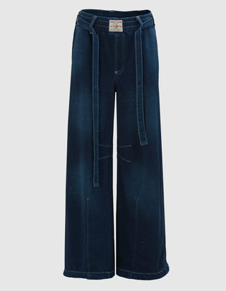 Barrel Sweatpants mit Bindegürtel