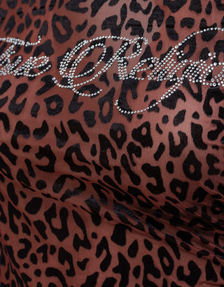 Asymmetrisches One-Shoulder Top mit Strassverzierung