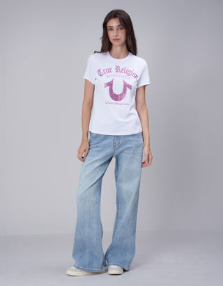 T-Shirt Crystal mit Strassverzierung
