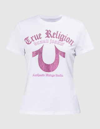 T-Shirt Crystal mit Strassverzierung