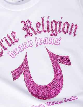 T-Shirt Crystal mit Strassverzierung