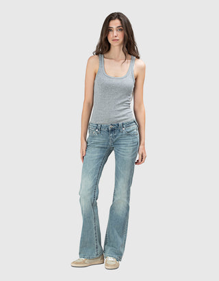 Low-Rise Bootcut Jeans Becca