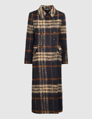 Doppelreihiger Mantel mit Klappentaschen