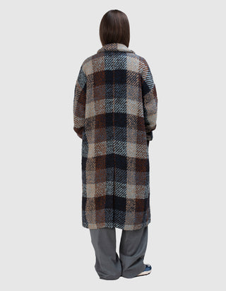 Oversize Mantel mit Eingrifftaschen