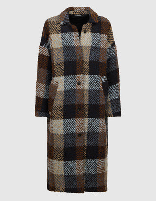 Oversize Mantel mit Eingrifftaschen