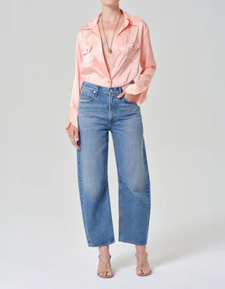 Relaxed High-Waist Barrel-Leg Jeans Miro