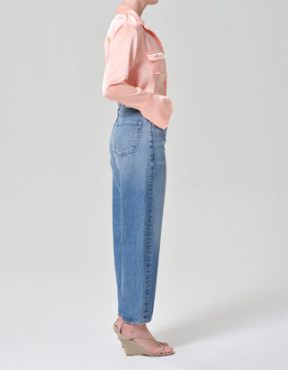 Relaxed High-Waist Barrel-Leg Jeans Miro