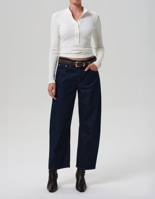 Barrel-Leg Relaxed-Fit Jeans Miro